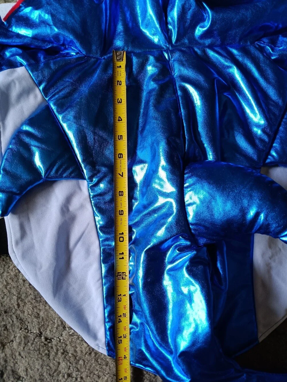 💙 Vibrant Life Shark Dog Costume XL Metallic Blue Pet Pets Halloween